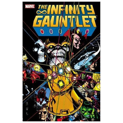 【现货】The Infinity Gauntlet 无限手套 漫威漫画 George Perez 灭霸复仇者联盟 Ron Lim 英文原版图书籍进口正版  Jim Starlin