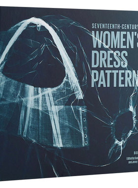 【现货】17th Century Women's Dress Patterns: Book One (Womens Dress Patterns 1) 女连衣裙图案 英文原版图书籍进口正版