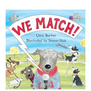 Match 英文进口原版 Chris 我们很配 儿童绘本图书 Barton外文正版 现货