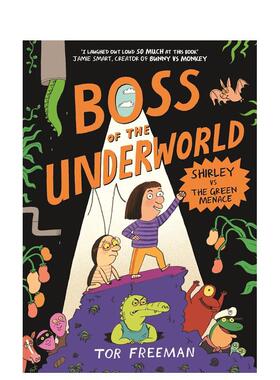 【预售】【冥界老大】苐1册：雪莉大战绿魔 Boss of the Underworld: Shirley vs the Green Menace 英文进口原版儿童漫画Tor Fre