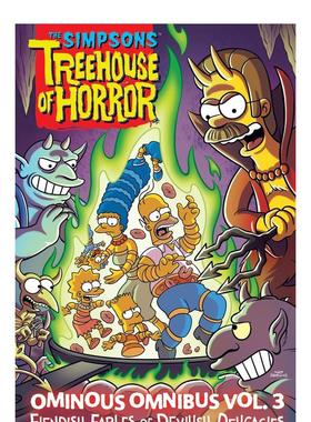 【现货】辛普森一家恐怖树屋 合集 卷3 Simpsons Treehouse Of Horror Ominous Vol. 3 英文进口原版图书漫画书