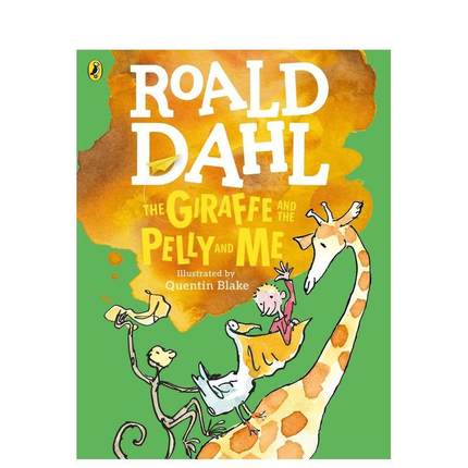 【预售】长颈鹿 佩利和我(彩色版)The Giraffe and the Pelly and Me (Colour Edition)英文进口原版儿童图书6-9岁立体书QuentinB