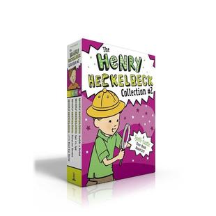 套装 9岁桥梁书Wan 儿童图书6 现货 亨利·赫克尔贝克合集第2部 Boxed Henry The 英文进口原版 Heckelbeck Set Collection