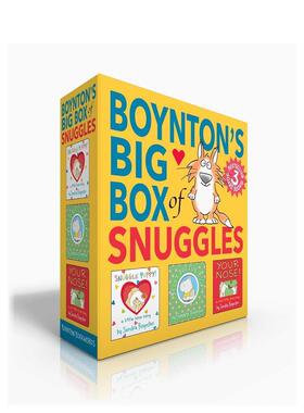 【预售】桑德拉·博因顿 依偎套装（盒装）Boynton's Big Box of Snuggles (Boxed Set)英文儿童图书籍进口原版Little simon3-6岁