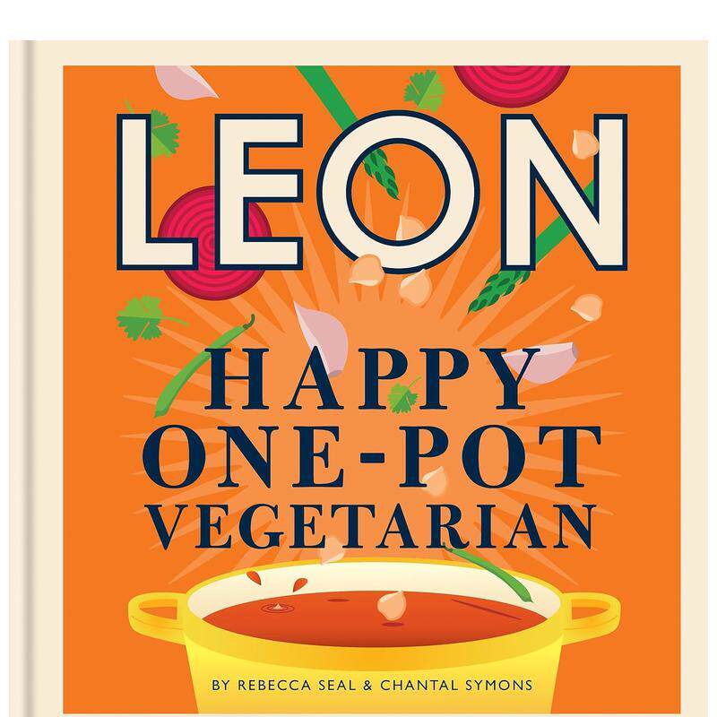 【预售】快乐里昂一锅煮素食Leon Happy One-pot Vegetarian【Happy Leons】 英文进口原版生活餐饮美食图书Rebecca Seal and Cha