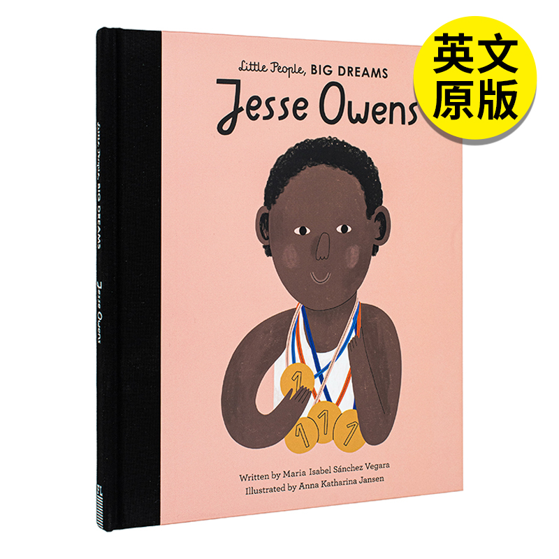 【现货】【Little People, Big Dreams】Jesse Owens，【小人物，大梦想】杰西·欧文斯 儿童趣味故事艺术绘本 英文原版图书籍进口 书籍/杂志/报纸 儿童读物原版书 原图主图