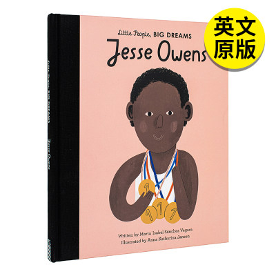 【现货】【Little People, Big Dreams】Jesse Owens，【小人物，大梦想】杰西·欧文斯 儿童趣味故事艺术绘本 英文原版图书籍进口