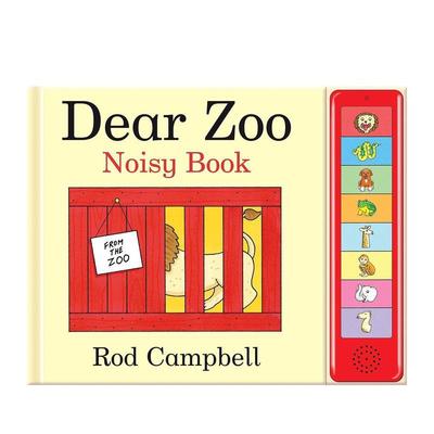 【现货】【Dear Zoo】 Noisy Book，【亲爱的动物园】有声书：亲爱的动物园 英文进口原版儿童趣味图书Rod Campbell
