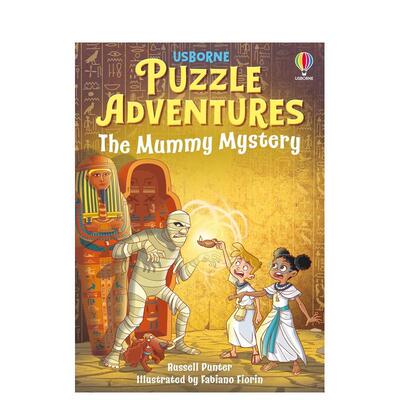 【现货】【解谜冒险】木乃伊之谜 【Puzzle Adventures】The Mummy Mystery 英文进口原版儿童桥梁书 益智互动 全彩桥梁读物Russe