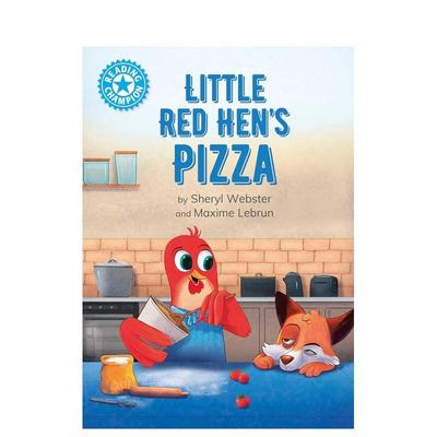 【预售】阅读冠军 小红鸡的披萨Reading Champion: Little Red Hen's Pizza英文进口原版儿童图书3-6岁桥梁书Sheryl Webster