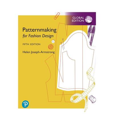 【现货】服装设计中的制版技术Patternmaking for Fashion Design: Pearson New International英文进口原版服装设计图书Helen Ar