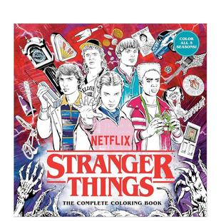 【预售】怪奇物语：涂色书 Stranger Things: The Complete Coloring Book 英文进口原版生活图书Netflix