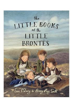 【预售】小勃朗特姐妹的小书（美版）The Little Books of the Little Brontes英文进口原版儿童绘本图书3-6岁Sara O'Leary; illu