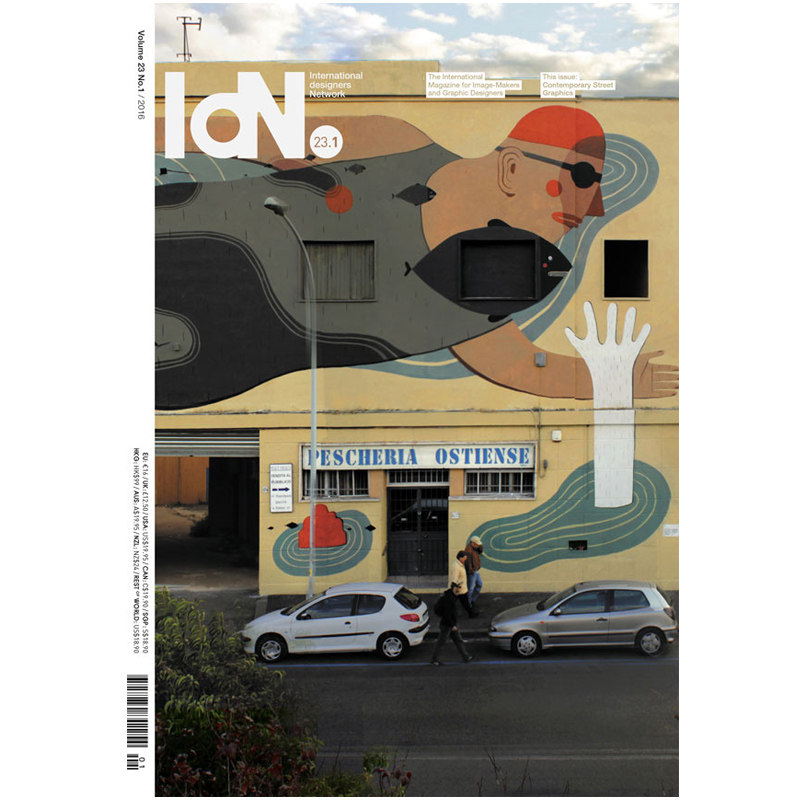 【订阅】IDN（英文版）平面设计杂志香港英文年订4期 C006