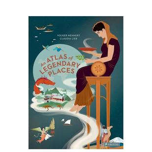 Atlas 儿童绘本图 Way英文进口原版 Atlantis 预售 传奇之地：从亚特兰蒂斯到银河系An Legendary Milky Places the From