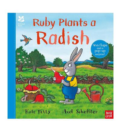 【现货】英国国民信托：鲁比种萝卜 National Trust: Ruby Plants a Radish英文进口原版儿童绘本图书Kate Petty
