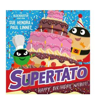 傻瓜 Birthday Nitwit英文进口原版 Happy 土豆：生日快乐 Supertato Schuster 儿童绘本图书Simon 预售