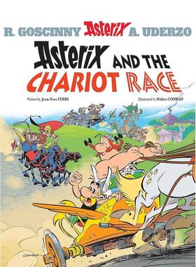 【预售】阿斯泰里克斯与战车竞赛Asterix and the Chariot Race: Album 37英文儿童图书籍进口原版Orion Publishing Group3-6岁