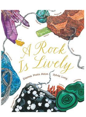 【预售】A Rock is Lively 岩石也有生命 英文原版儿童艺术绘本 科学科普启蒙