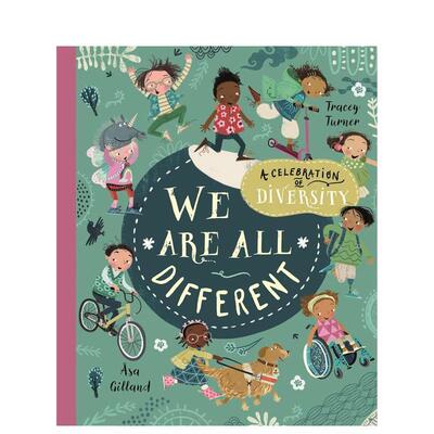 【预售】我们都是不同的：多样性的庆典！We Are All Different: A Celebration of Diversity!英文进口原版儿童绘本图书3-6岁 自