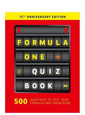 【预售】一级方程式赛车问答书：75周年纪念版 Formula One Quiz Book: 75th Anniversary edition 英文进口原版生活图书Ewan McK