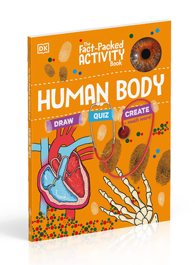 【现货】【The Fact-Packed Activity Book】Human Body，【充满事实的活动书】人体 英文原版图书籍进口正版 DK 儿童趣味故事书