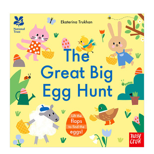Big Great 現(xiàn)貨 英文原版 翻翻書 Hunt 尋找復(fù)活節(jié)彩蛋 兒童繪本 圖書籍進(jìn)口正版 The Egg