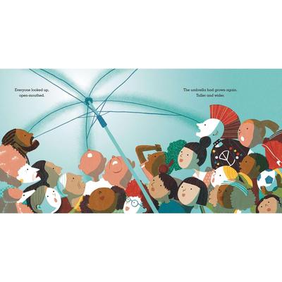 【现货】蓝色雨伞The Blue Umbrella英文进口原版儿童绘本图书3-6岁Emily Ann Davison  Momoko Abe自我认知情绪管理