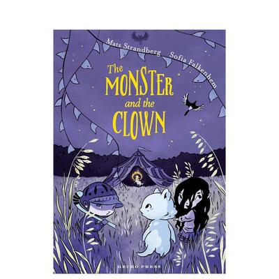 【预售】弗兰克小怪#2 怪物与小丑 The Monster and the Clown 英文进口原版儿童桥梁书Mats Strandberg外文正版