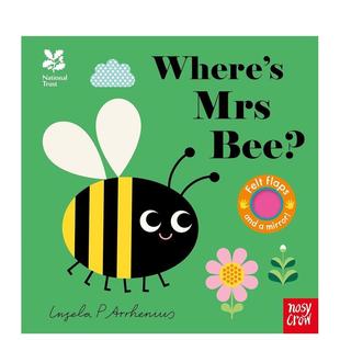 Where Bee? 预售 Trust Nosy 动物生态 9岁 英国国民信托：蜜蜂女士在哪里？National 儿童绘本图书 英文进口原版 Mrs Crow