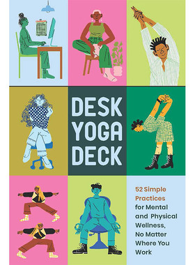 【现货】【翰德原版】Desk Yoga Deck，坐姿瑜伽卡牌 英文原版图书籍进口正版 Darrin Zeer, Daisy Talleur-Zeer, Subin Yang 卡牌