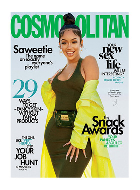 【现货】Cosmopolitan大都会(USA) -2021年04期 4月刊 单期杂志 美国英文原版 女性时尚杂志封面随机发货不指定