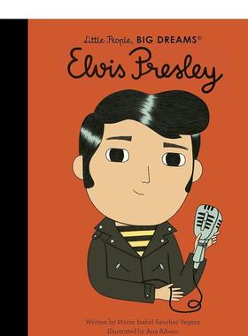 【现货】【小人物大梦想】猫王Elvis【Little People, Big Dreams】英文进口原版儿童绘本图书3-6岁Maria Isabel Sanchez Vegara;