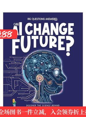 【预售】人工智能会改变未来吗？ Can AI Change the Future? 英文进口原版儿童绘本图书 STEM科普BQA-S3大问题科学答-S3