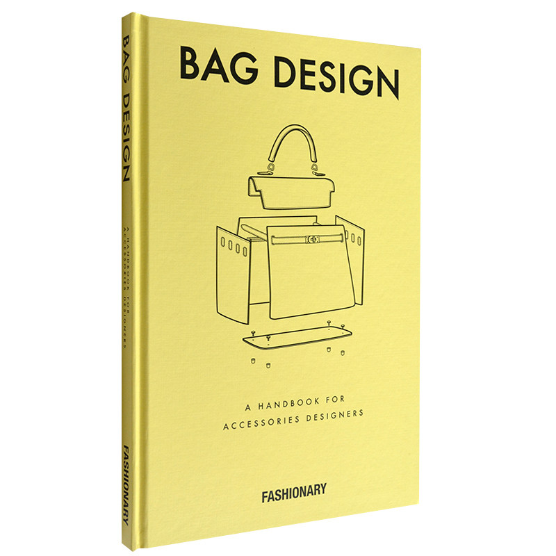 【现货】 英文原版 时尚包包设计 Fashionary Bag Design 产品设计 常用的包类时尚包百科全书 包包设计工具书参考书籍英文原版图图片