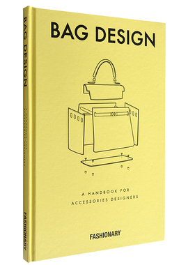 【预售】 英文原版 时尚包包设计 Fashionary Bag Design 产品设计 常用的包类时尚包百科全书 包包设计工具书参考书籍英文原版图