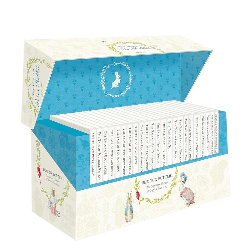 【现货】彼得兔的世界(1-23册白色封皮套装)The World of Peter Rabbit 英文进口原版儿童故事绘本图书6-9岁Beatrix Potter