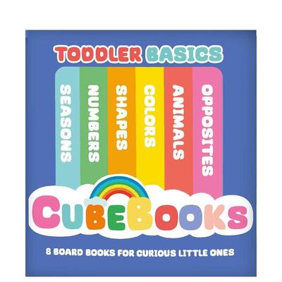 【预售】立方书：幼儿启蒙系列 Cube Books:Toddlers Basics 英文进口原版儿童趣味图书Agnese Baruzzi