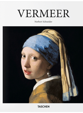 【预售】 TASCHEN出版社【Basic art】 Vermeer 约翰内斯 维米尔绘画 荷兰画派 画家画册 戴珍珠耳环的少女 英文原版进口正版