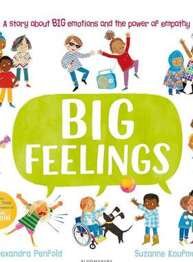 【预售】大大的情绪Big Feelings英文进口原版儿童绘本图书3-6岁 自我认知/情绪管理PENFOLD  ALEXANDRA
