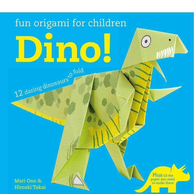 儿童折纸：12种大胆的恐龙 F