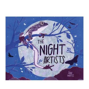 【预售】黑夜艺术家 The Night Artists 英文进口原版儿童绘本图书Joan Waites外文正版