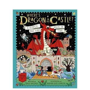 Castle? 儿童趣味图书magiccatpublishing 寻物历史冒险 Dragon 龙在城堡何处？穿越时空 Where 英文进口原版 His 预售
