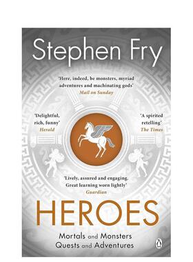 【预售】【油炸叔希腊神话】英雄 【Stephen Fry's Greek Myths】Heroes 英文进口原版人文历史图书Stephen Fry外文正版
