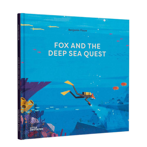 【现货】狐狸和深海探险Fox and the Deep Sea Quest 英文进口原版儿童绘本图书 6-9岁 Little Gestalten 动物生态环保