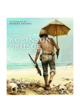 【预售】【Robert Ingpen经典文学插图】鲁滨逊漂流记Robinson Crusoe(Robert Ingpen Illustrated Classics)英文进口原版儿童图书