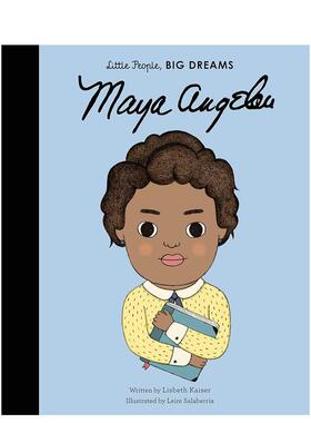 【现货】【小人物大梦想】玛雅·安杰卢Maya Angelou【Little People, Big Dreams】英文进口原版儿童绘本图书6-9岁Lisbeth Kaise