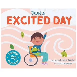 贾维兴奋 外文 图书儿童绘本 预售 情绪晴雨表 Excited Feelings 一天 英文进口原版 Forecast Day Javi