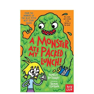 Friends 预售 Izzy 儿童桥梁书 11怪兽吃掉了我 Ate英文进口原版 伊兹和朋友们 爆笑小学生活故事P 便当 Monster and