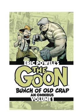 【预售】亡命暴徒：一群老废物 总集 卷1 The Goon: Bunch of Old Crap Omnibus Volume 1  英文漫画 外文进口原版图书籍Dark Hor